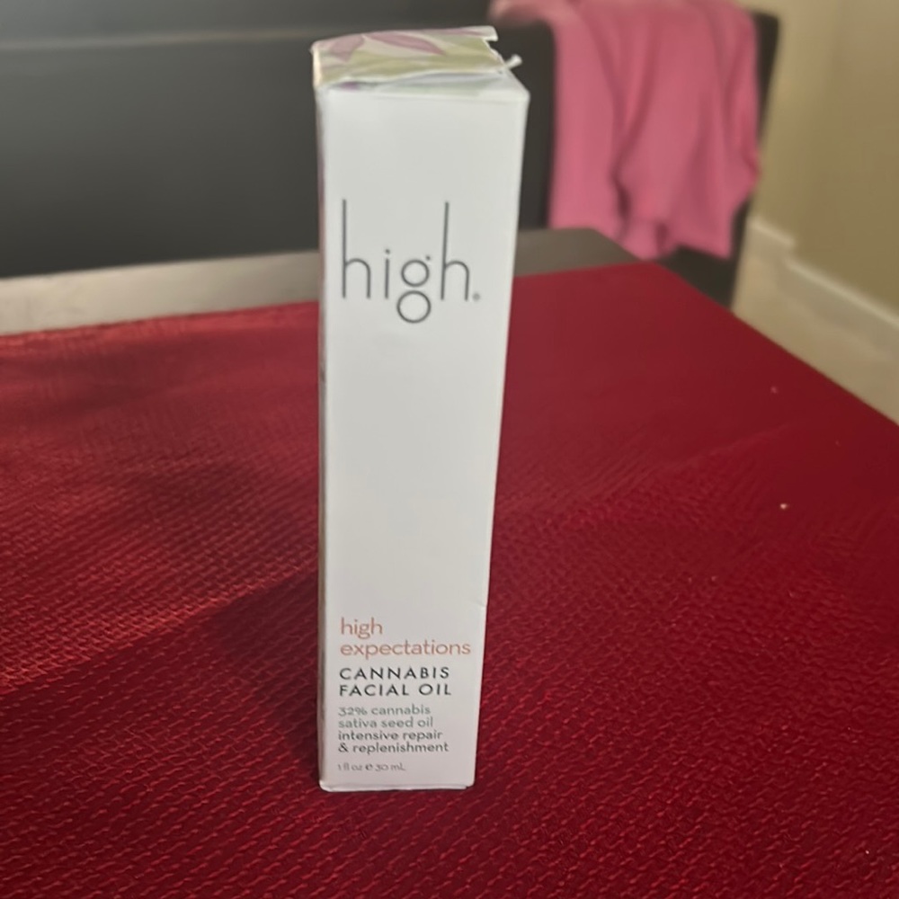 Cannabis facial oil